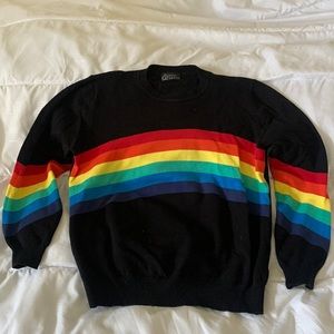 Women’s Rainbow Stripe Sweater 🌈